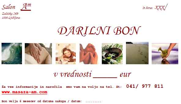 Vrednostni darilni bon